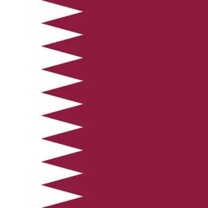 Qatar flag logo