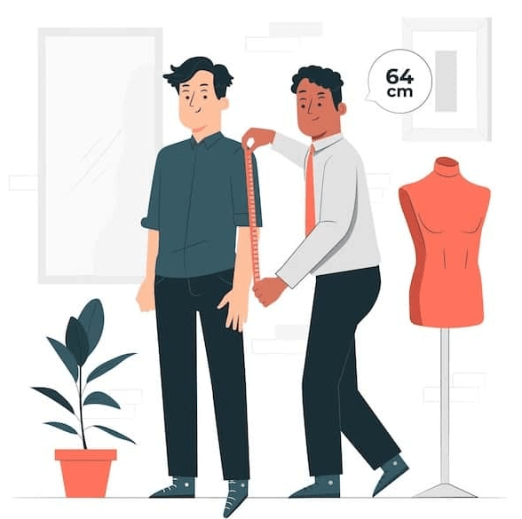 مقاسات uk للملابس