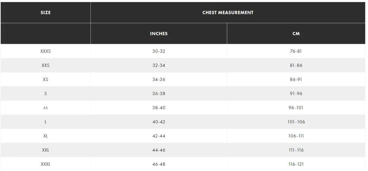 The Ultimate men size chart Guide 2024 - كل الكوبونات