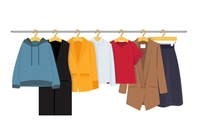 مقاسات الملابس s m l xl